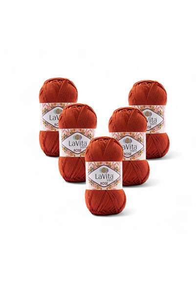 LaVita Yarn Νήμα για πλέξιμο στο χέρι Rose 100% Ακρυλικό 500gr 5 ΤΕΜΑΧΙΑ (232...