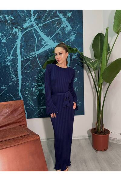 Paraf style Φόρεμα με μακριά μανίκια, μέγεθος Maxi, Μοντέλο «Μελίνα»