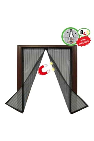 OEM Anti-Insect Curtain for Window with Magnets, 1.2 x 1.2 m, Black