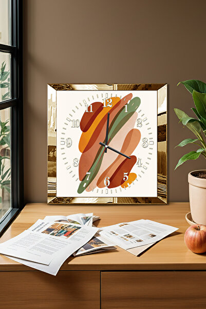 Zevahir Mobilya Dekorasyon Ceas de perete decorativ din MDF cu tematică în to...