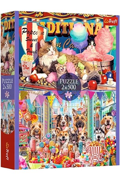 Other TREFL PUZZLE Fluffy Friends 2 x 500 pieces
