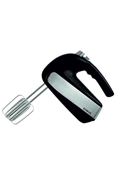 Samus Hand mixer, 500 W, 5 speed settings, Turbo function, kneading hooks, mixing whisk, black...