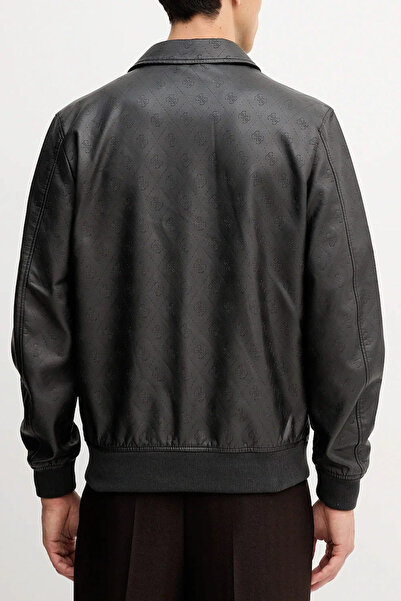 Guess Monogram Erkek Siyah Ceket M5YL01WGUC0-P9UI