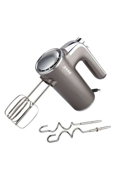 Zass Hand mixer, 400 W, 6 speed settings, turbo function, 2 kneading hooks, 2 mixing paddles...
