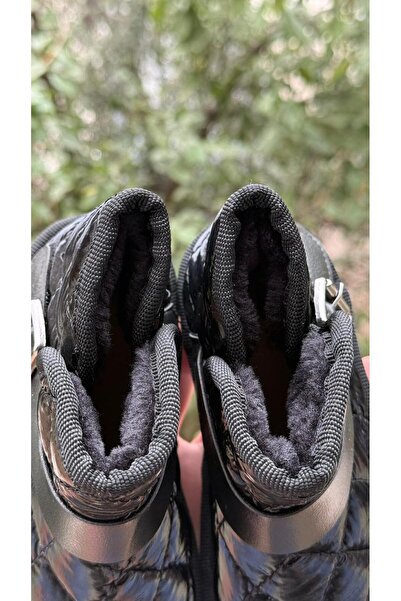 ÖZDE shoes Kışlık içi kürklü ultra rahat cırtlı tokalı çocuk botu