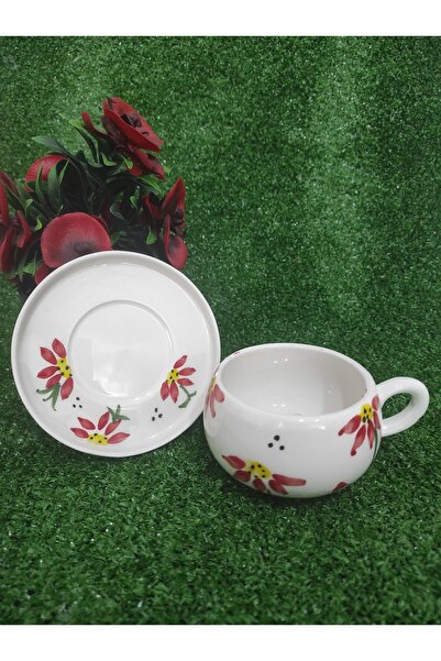 Home Coffee Cup with Saucer, Flat Model
