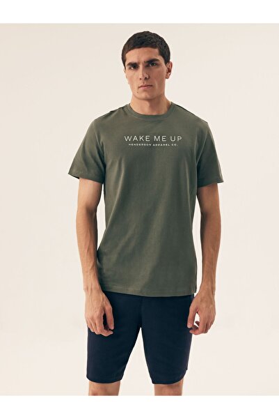 Henderson Men's Pajama Set 2-Piece Shorts & T-Shirt 100% Cotton Comfortable Homewear | Dare