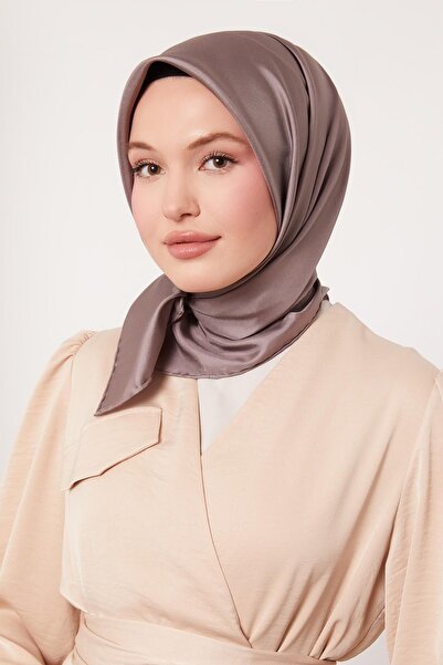 Levidor Mink Double-Sided Twill Silk Scarf