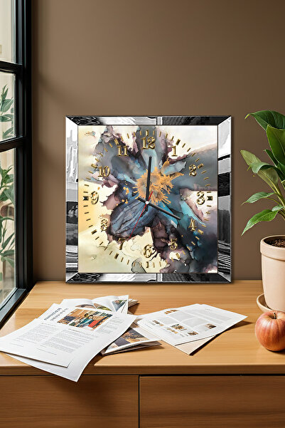 Zevahir Mobilya Dekorasyon Ceas de perete decorativ din MDF cu tematică Ahenk...