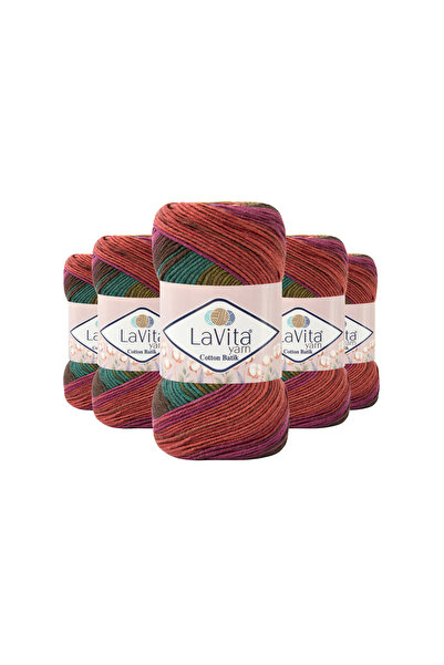 LaVita Yarn Pamuk batik pređa za ručno pletenje 60% P Pamuk 40% A Akril 500gr...