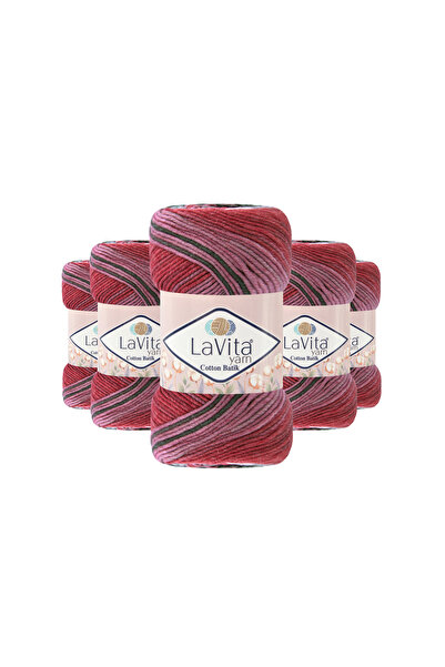 LaVita Yarn Pamuk batik pređa za ručno pletenje 60% P Pamuk 40% A Akril 500gr...