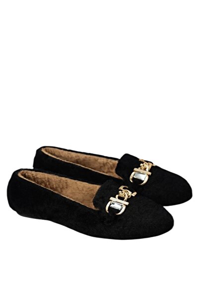 Liger Soft Plush Non-Slip Lightweight Sole Women's Home Slippers Black