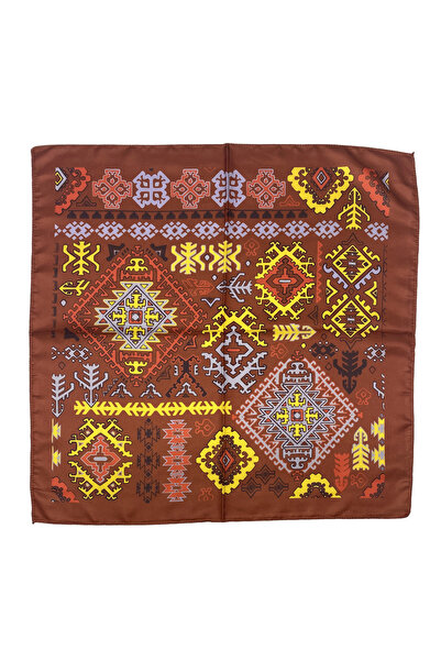 Sultan İpek وشاح / باندانا منقوشة بنمط الكليم 52×52