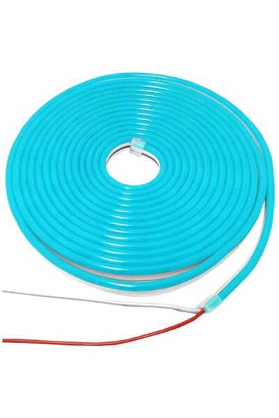 OEM Bandă LED flexibilă neon flex, 12 V/2,3 A, 28 W, rezistentă la umiditate, alb/albăstrui - 5 m