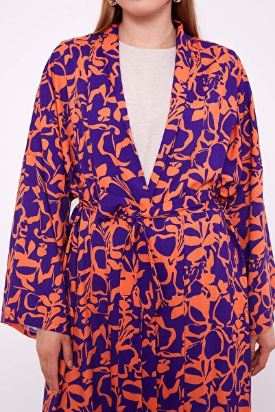 Levidor Orange Kimono Pants Set