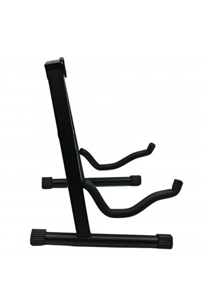 Depox Universal foldable stand set and 4/4 wooden classical guitar, 95 cm, red