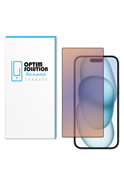 Optim Solution Folie Top Anti-BlueRay pentru Apple iPhone 15 Pro, Sticla Secu...