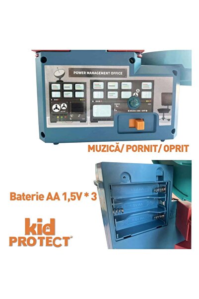 KidProtect Set Jucarie Interactiva Circuit Masinute Jurassic Speedway, Electric, Rampa, Automat