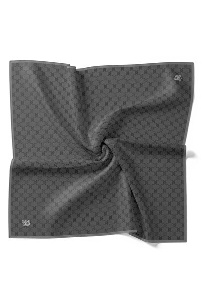 Levidor Smoked Honeycomb Pattern Twill Silk Scarf
