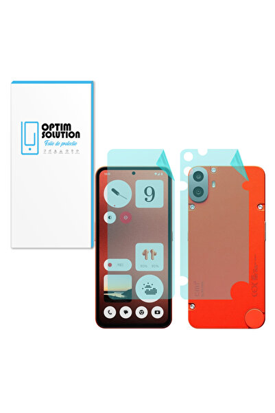 Optim Solution Folie Hidrogel Fata-Spate pentru Nothing CMF Phone 1, Silicon,...