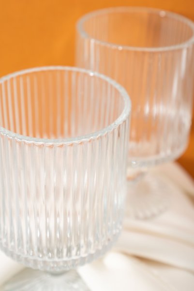 BLN HOME 6 Pieces of Footed Soft Drink Glass