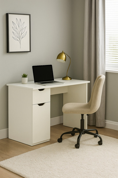 UnicSpot Birou Heide, alb, 115x55x76 cm