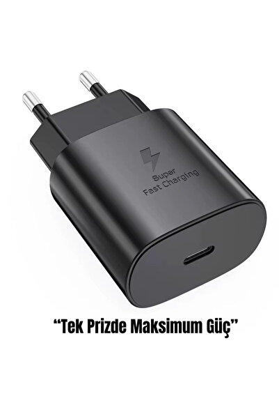 SMAYLİNG 45W Süper Hızlı Şarj Adaptörü – Type-C Çıkışlı, Güvenli & Hızlı Şarj Cihazı