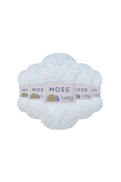 LaVita Yarn Fir de tricotat manual Moss Fuzzy 45% Poliamidă 55% Acrilic Premi...