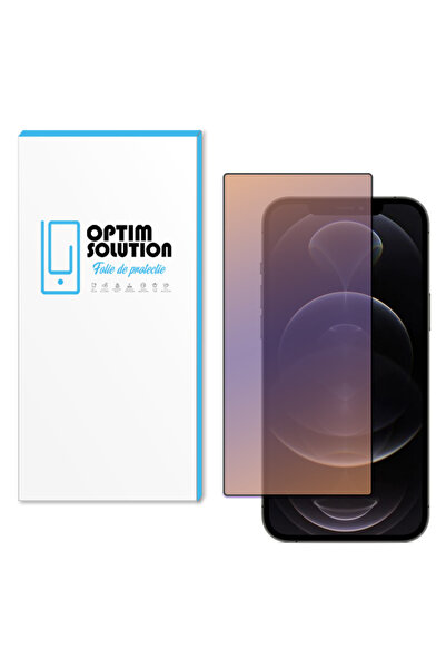 Optim Solution Folie Top Anti-BlueRay pentru Apple iPhone 12 Pro Max, Sticla ...