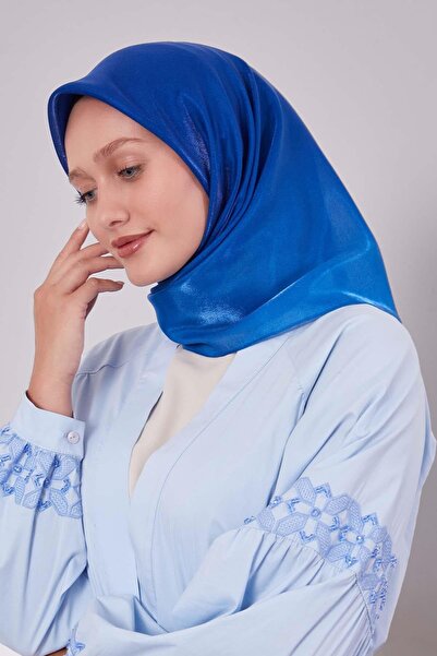 Levidor Navy Blue Double Color Amber Scarf