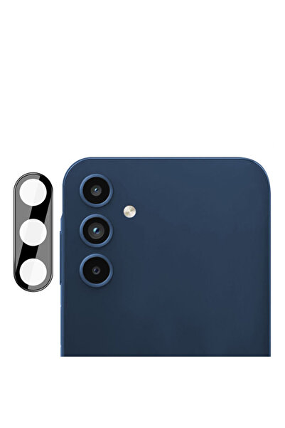 Optim Solution Φιλμ Κάμερας για Samsung Galaxy A15 από σκληρυμένο γυαλί, μαύρο