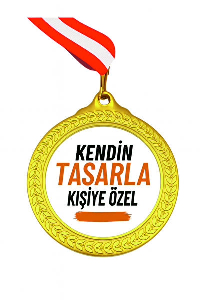 siverek reklam MADALYA KİŞİYE ÖZEL Metal GOLD (Altın sarısı kaplama çerçeve)