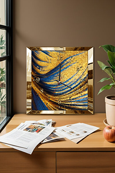 Zevahir Mobilya Dekorasyon Ceas de perete decorativ din MDF cu tematică de ni...