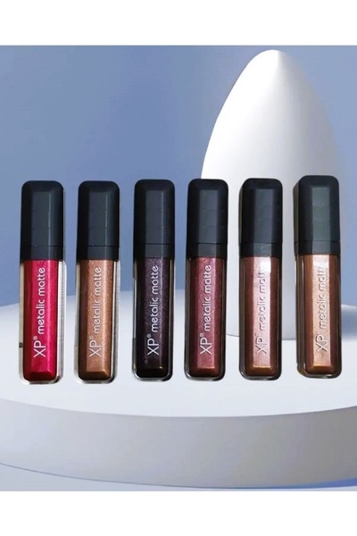 madam shushu Metalik Mat Ruj Seti ( Uzun Süre Kalıcı)