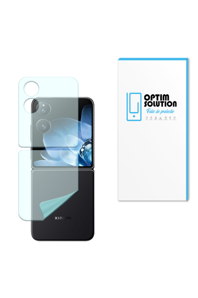Optim Solution Folie Hidrogel Spate pentru Xiaomi Mix Flip, Silicon, Clear