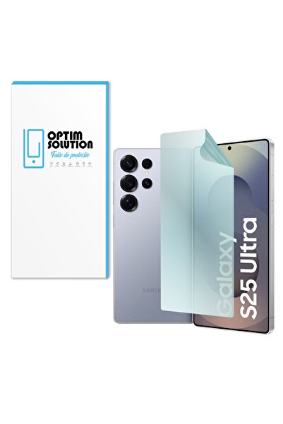 Optim Solution Folie Hidrogel pentru Samsung Galaxy S25 Ultra, Silicon, Clear