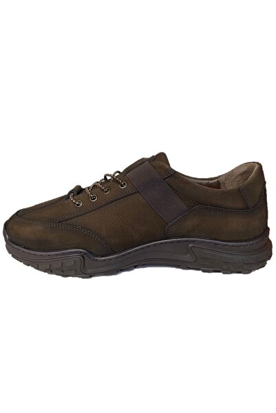 Shubuu Men's Casual Seasonal Winter Genuine Leather Shoes Orthopedic Smart Lace-Up Doctor Recommended