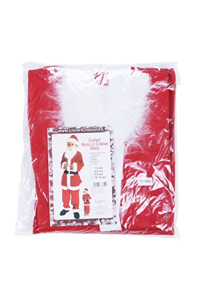 Flippy ® Santa Claus Costume for Boys, 10-12 years, 5 pieces, Polar
