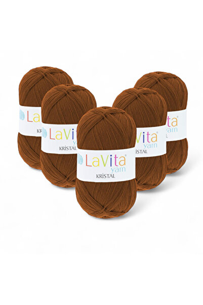 LaVita Yarn Κρυστάλλινο νήμα πλεξίματος στο χέρι 100% ακρυλικό 500γρ 5 ΤΕΜΑΧΙ...