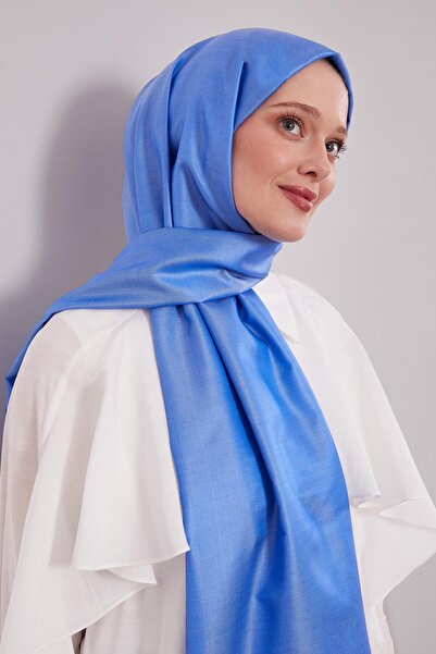 Levidor Blue Silk Shawl