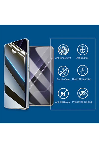 Optim Solution Μικρές Αγγελίες για το Xiaomi Poco F5, Αντικατασκοπευτική Σιλικόνη Υδρογέλης, Ματ Υφή, Εύκαμπτη