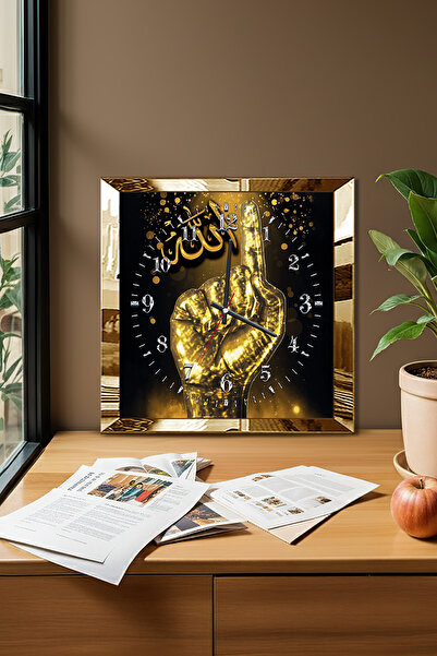 Zevahir Mobilya Dekorasyon Ceas de perete decorativ din MDF cu tematică Word ...