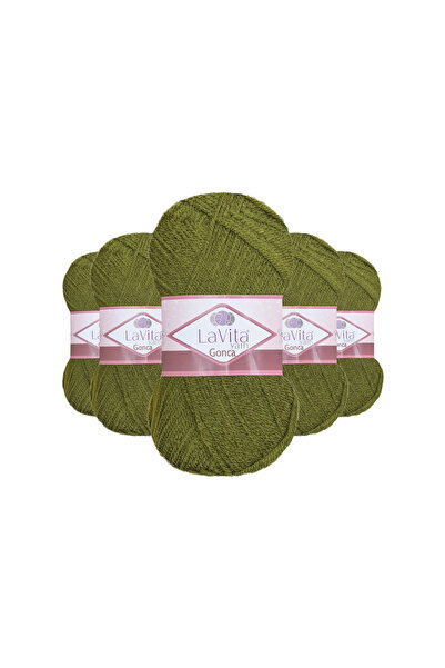 LaVita Yarn Fir pentru tricotat manual Gonca 100% acrilic 500gr 5 bucăți (812...