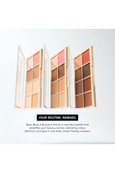 TECHNIC لوحة ألوان الأساس وأحمر الخدود والبرونزي - متوسطة