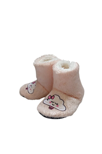 Midimax Peluş Bebek ve Çocuk Panduf Ev Botu – Kışlık Kaymaz Tabanlı Patik