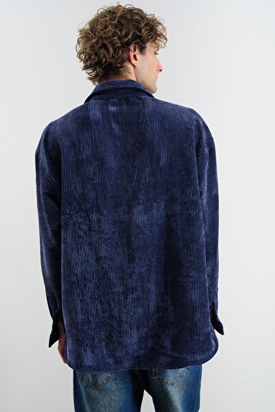 GIESTO ΠΑΝΤΡΕΜΕΝΟ ΚΟΡΥΦΑΙΟ ΠΟΥΚΑΜΙΣΟ ΜΕΓΑΛΟ ΜΕΓΕΘΟΣ ΜΕ ΒΕΛΟΥΔΙΝΟ ΣΚΟΥΡΟ ΜΠΛΕ