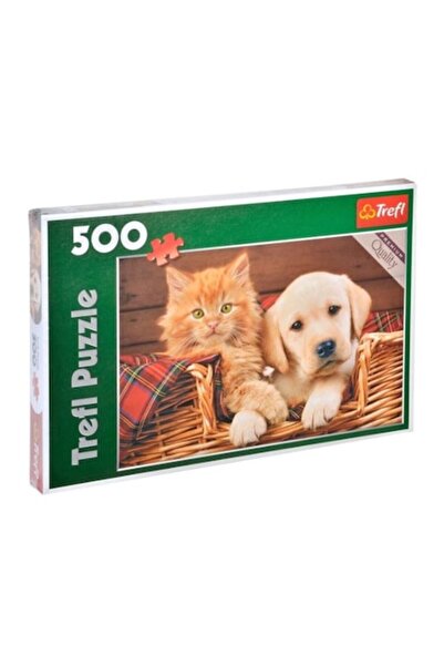 Trefl Puzzle for adults, domestic animal world image, 500 pieces, multicolor