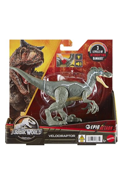 mattel Dinosaur Figurine - Jurassic World Velociraptor