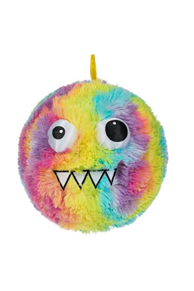 OEM Colorful Fluffy Ball Monster with 3D Eyes 22cm