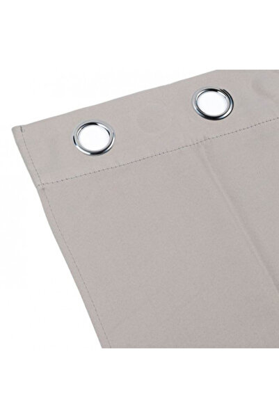 OEM Decorative Curtain with Rings, Size 140 x 260 cm, Grey